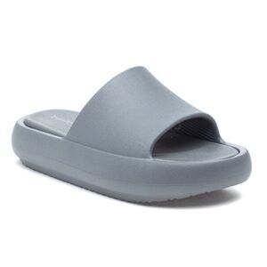 J/SLIDES SQUISH Grey EVA Platform Slides Size 9.5 or 10